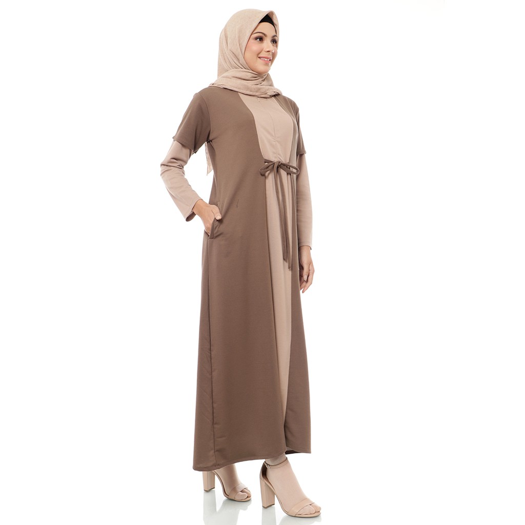 Mybamus Two Tone Elula Dress - Gamis Muslim - Gamis Busui-7