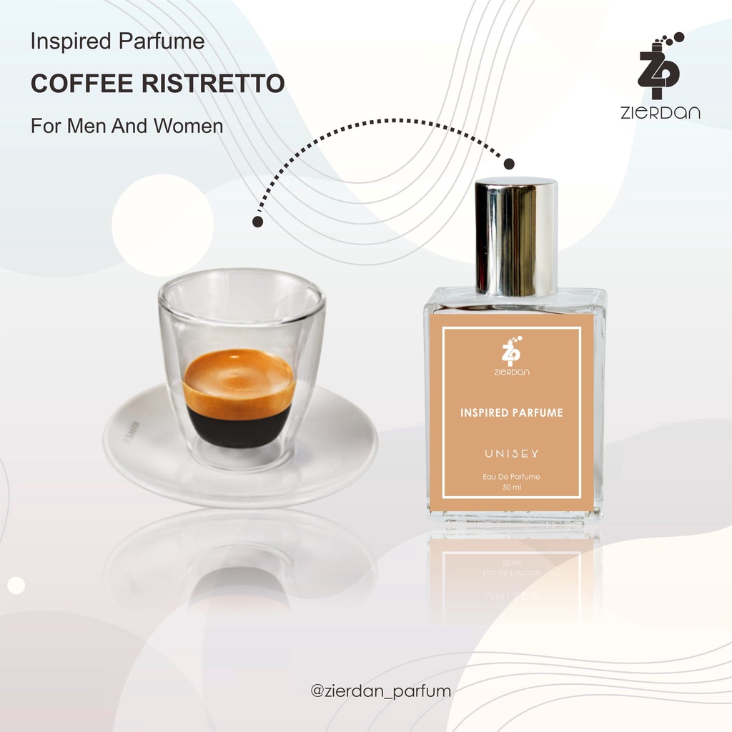 Zierdan Inspired Parfum Coffee Ristretto Parfume Farfum Minyak Wangi Tahan Lama Pria &amp; Wanita Unisex