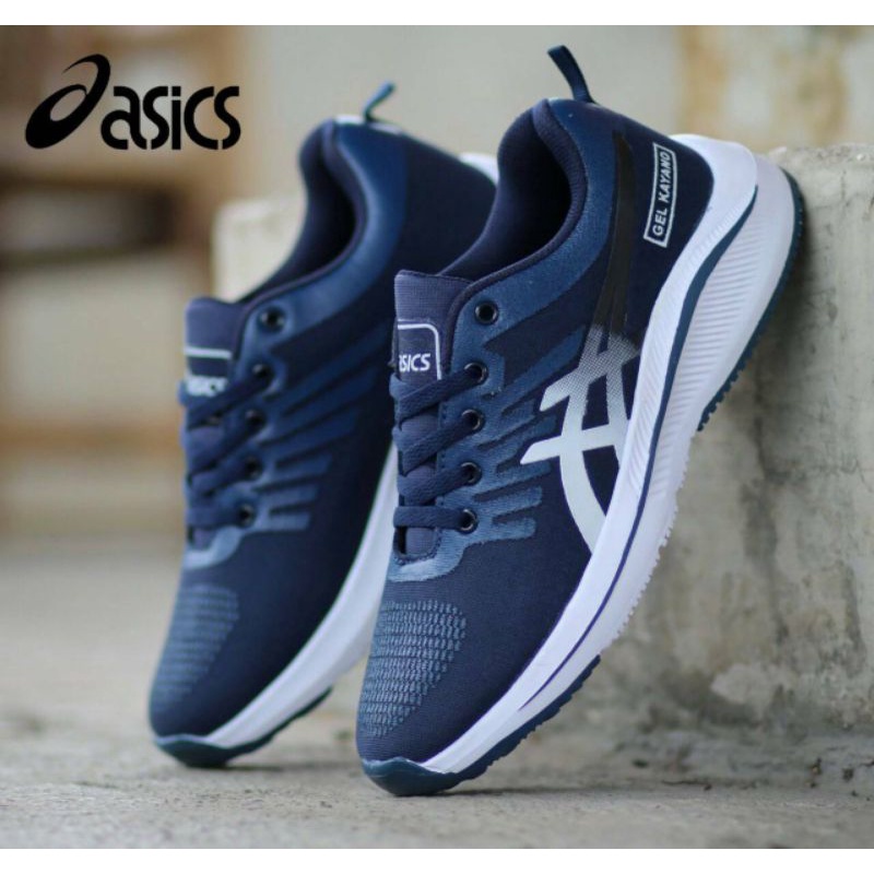 Sepatu Olahraga Outdoor Pria Running Sport Cocok Buat Lari Material Ringan Nyaman Di Kaki