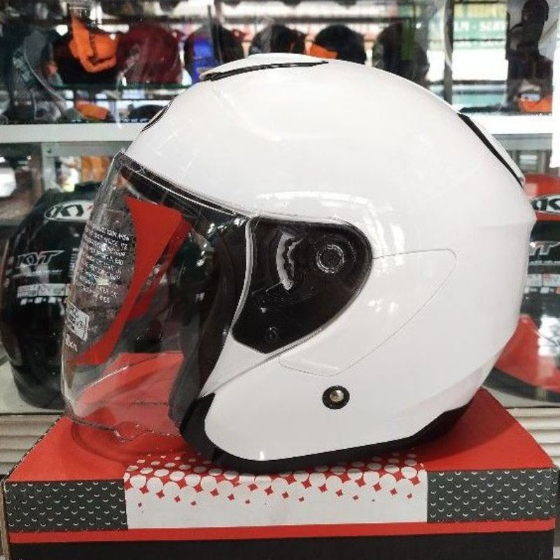 HELM KYT KYOTO SOLID WHITE