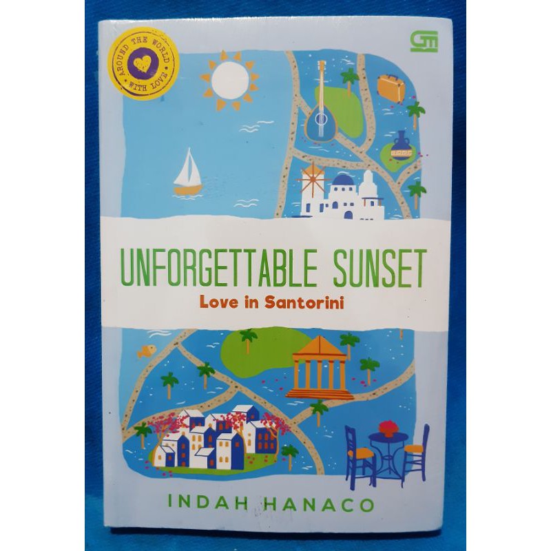 Unforgettable Sunset : Love in Santorini ( Novel )