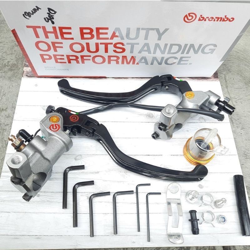 MASTER REM DEPAN NO NAME PLUS HANDLE KIRI DAN SELANG VARIO BEAT SCOOPY NINJA RX KING MX-Brembo