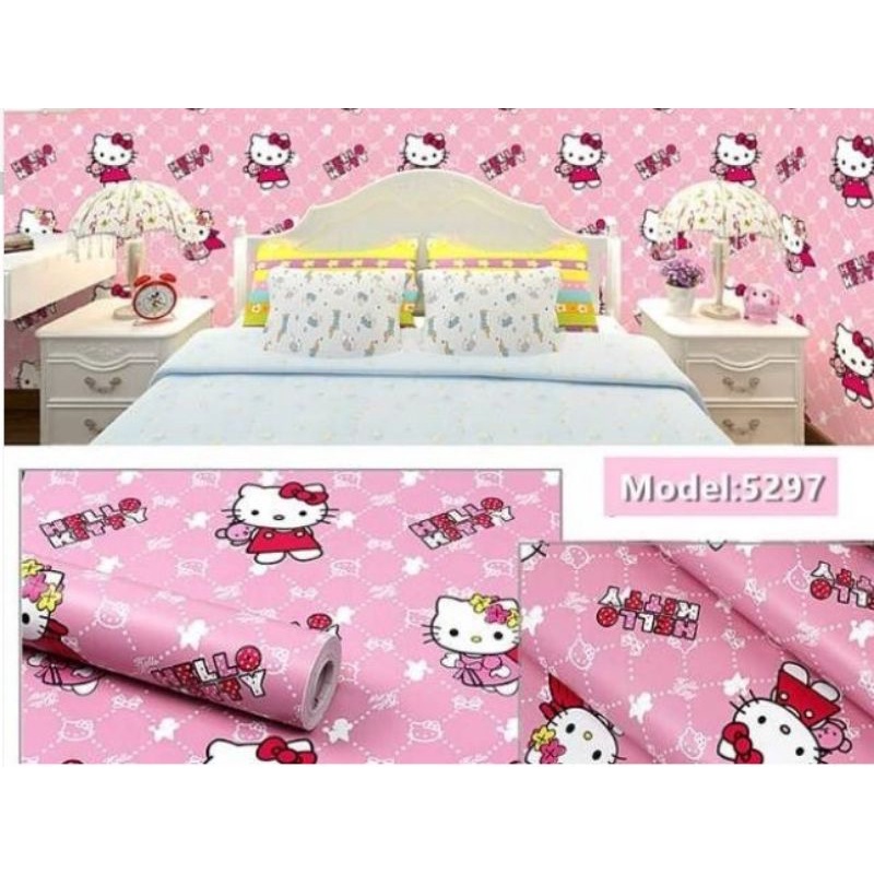 

[Sticker Wallpaper] Wall Sticker Wallpaper Dinding Ukuran 45 CM X10 M 5297