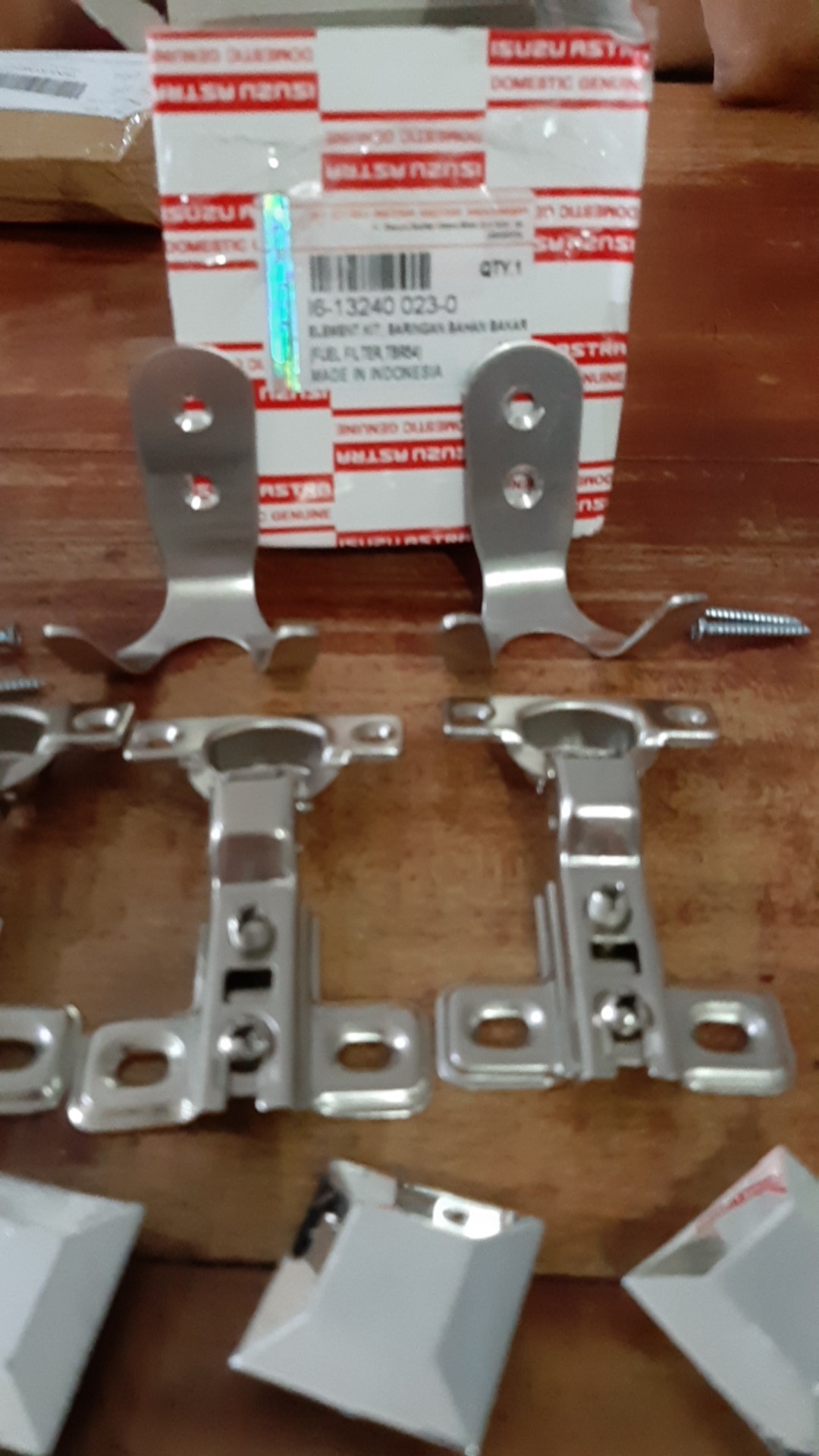 Gantungan Dinding Stainless Double / Wall Hook / Cantolan Kunci / Kapstock