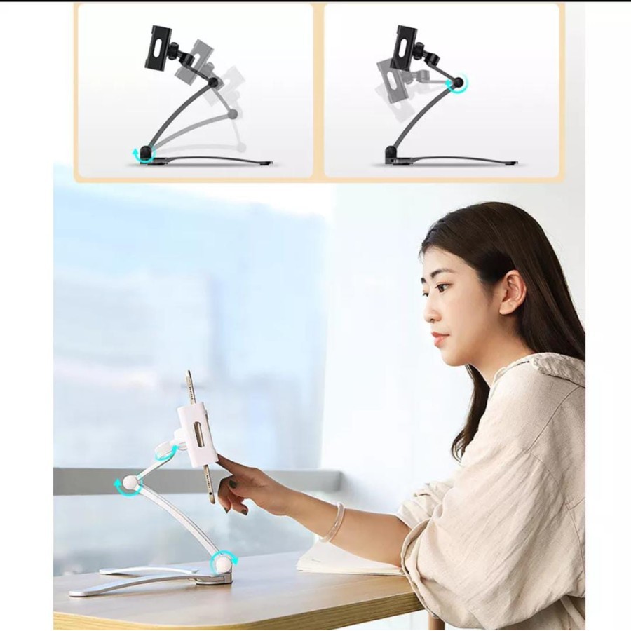 Holder 2 In 1 Kitchen Desktop Tablet Stand Wall Ipad Holder