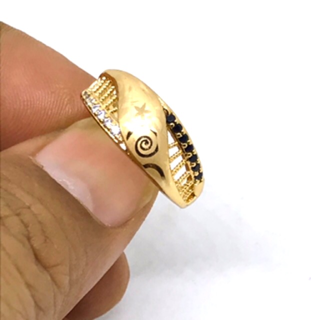 Cincin wanita //cincin grafir //cincin permata itam // cincin perhiasan  pengganti emas