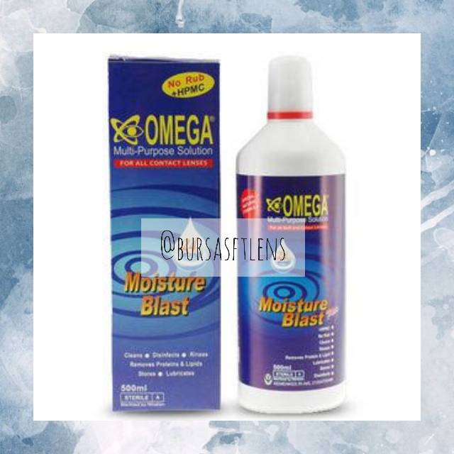 Cairan Softlens Omega Moisture Blast solution 500ml