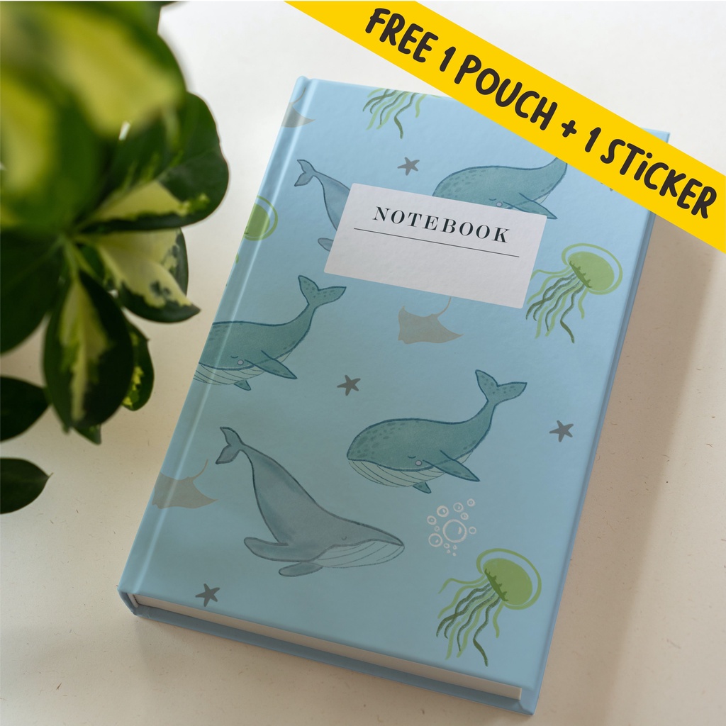 

Buku Catatan Notebook Diary Planner Journal Agenda, Polos dan Dotted Under the Sea