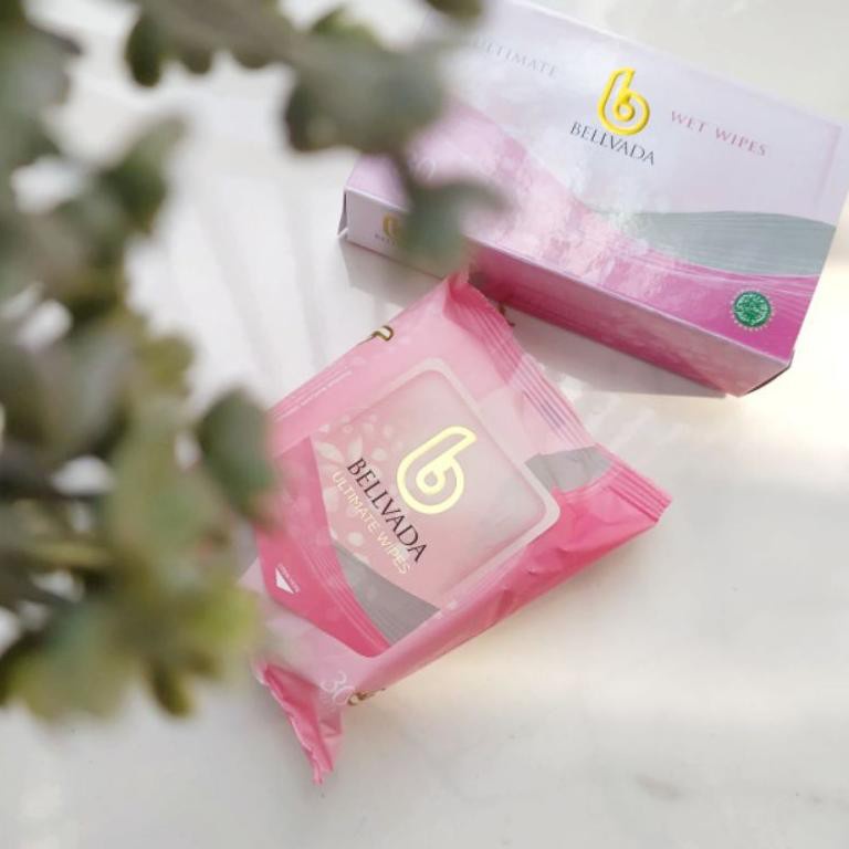 Tissue Bellvada Kecantikan Whitening Belvada wajah glowing bebas flek hitam jerawat bersih