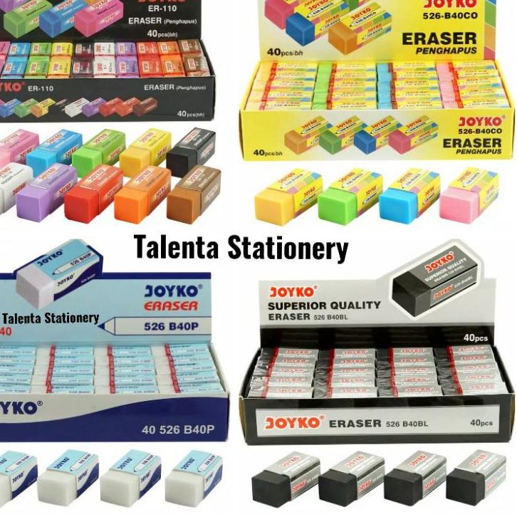 

Terjangkau Penghapus Pensil Joyko Kecil 40 Grosir !