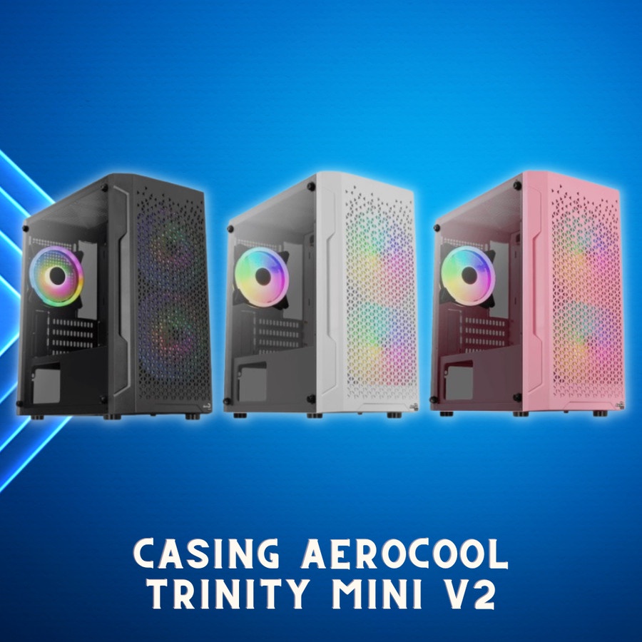 AEROCOOL TRINITY MINI V2 [INCLUDE 3FAN FRGB] NEW