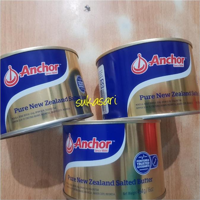 

BAYAR COD Anchor tinned 454 gr butter / mentega kaleng golden fern