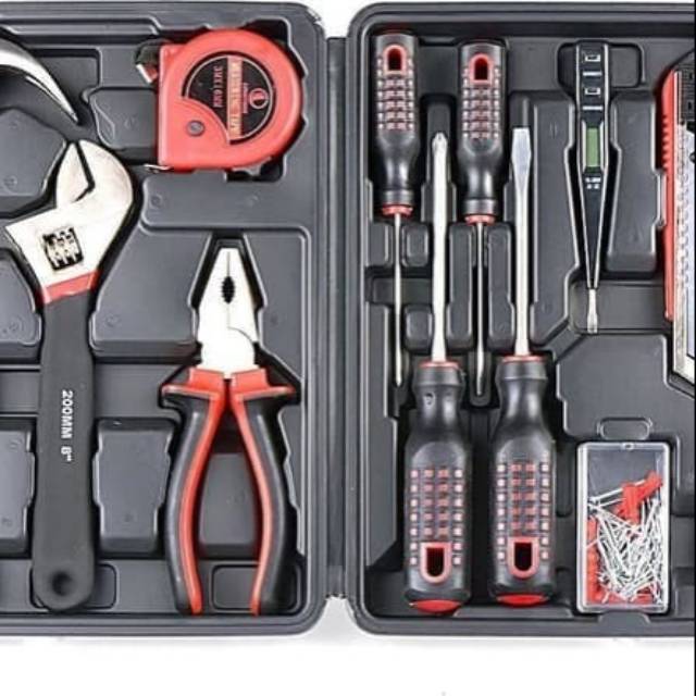 Obeng Set 13 Pcs LC8613 Palu Set Tang Set Alat Pertukangan Lengkap