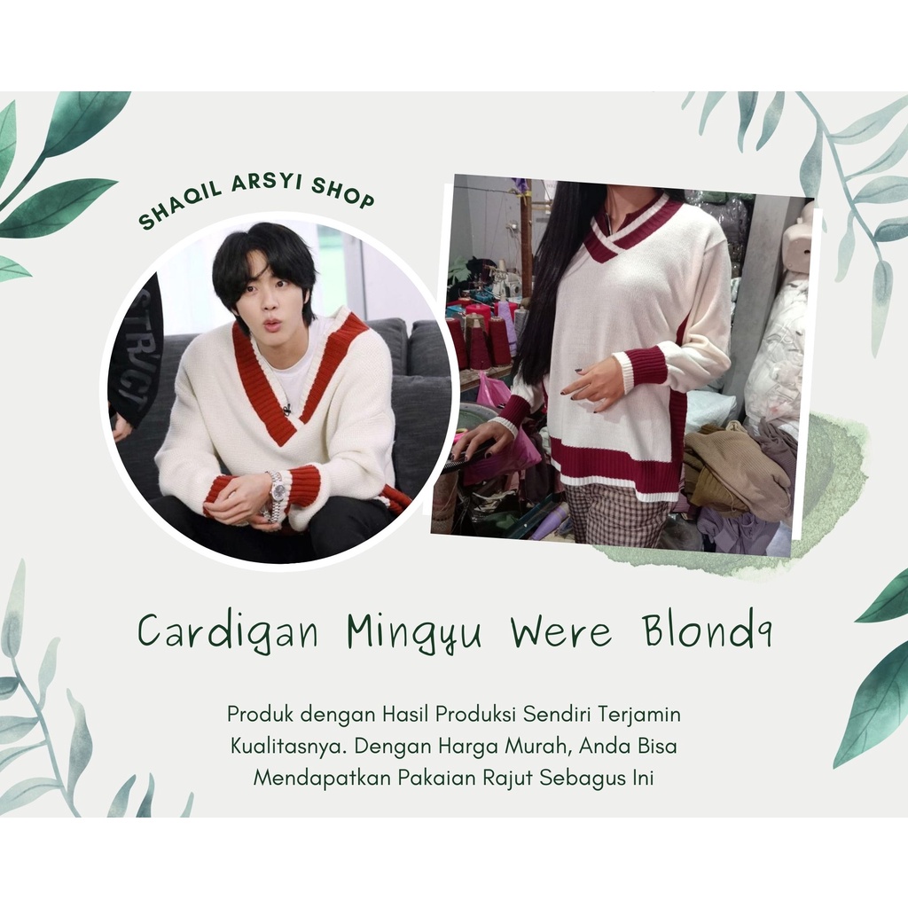 SWEATER RAJUT JIN BTS - SWEATER RAJUT KOREA - SWEATER PREMIUM TEBAL