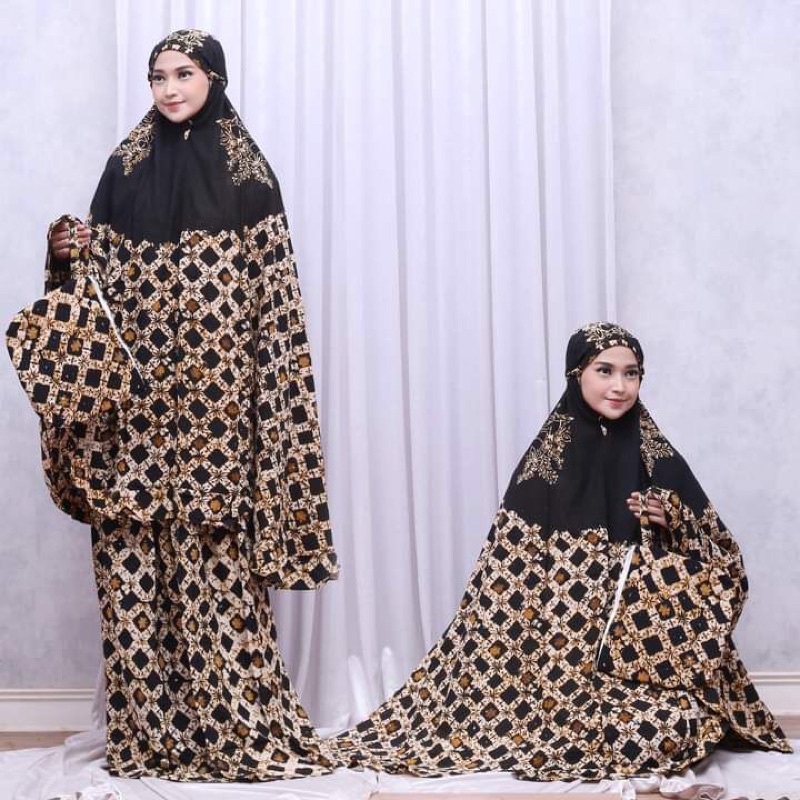 Aqeela Mukena Dewasa Batik Cap