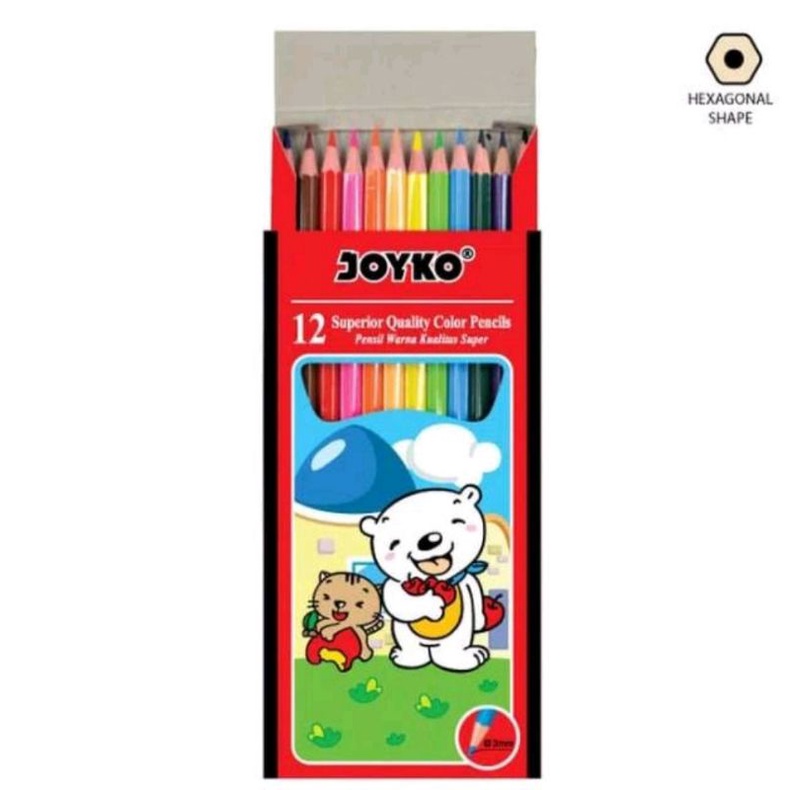 

Pensil Warna JOYKO 12 Panjang CP-12PB