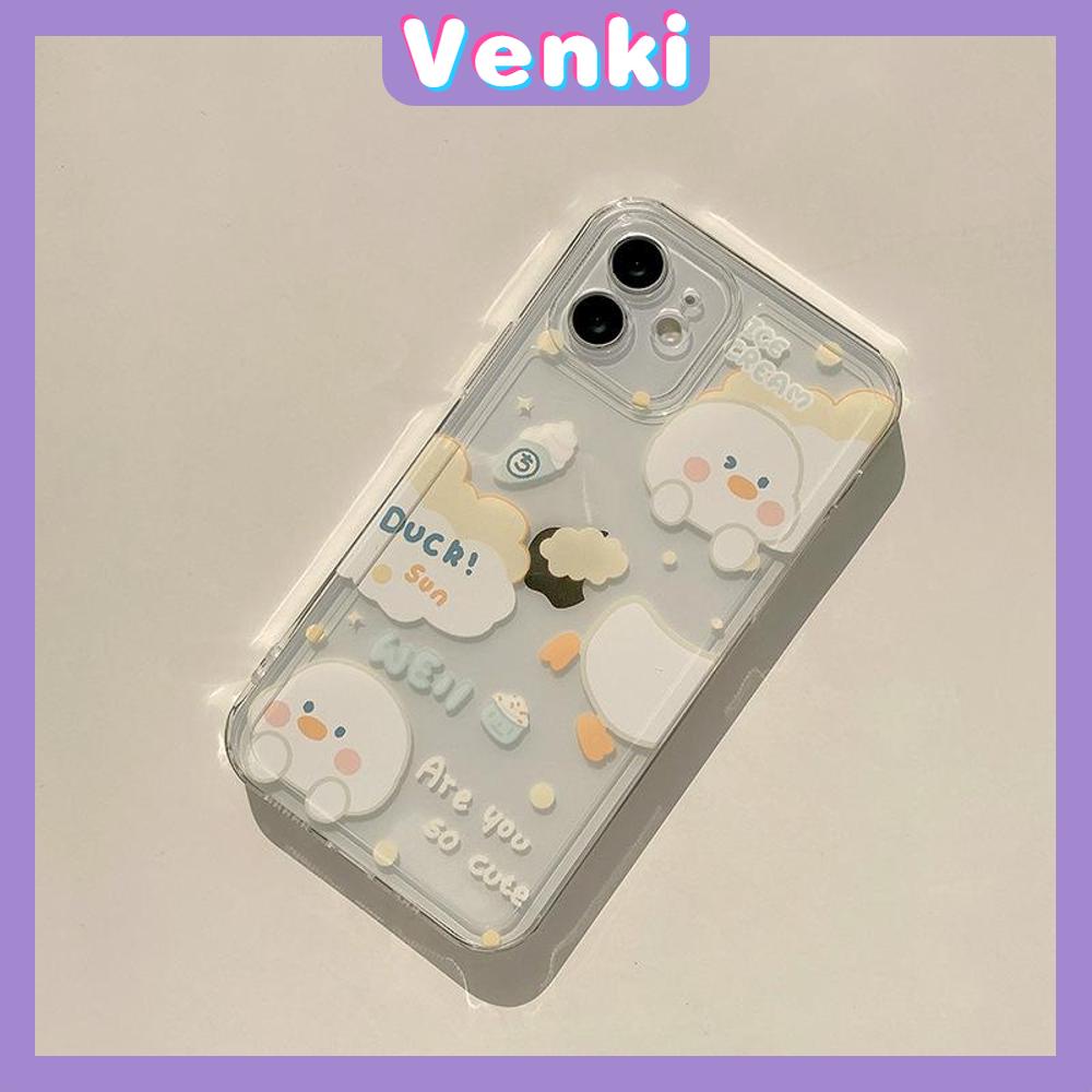 Casing Silikon iPhone 13 Pro Max 12 Pro Max 11 7 Plus Shockproof Motif Bebek Lucu