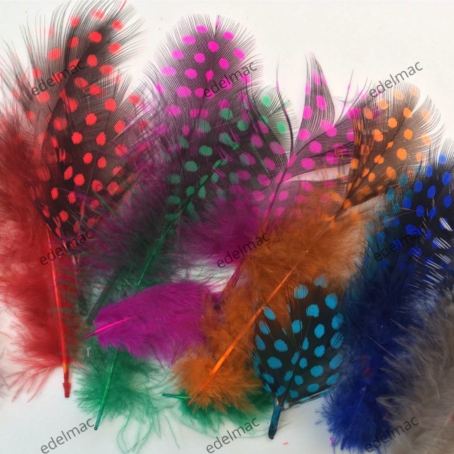 Bulu Ayam Turkey Accessories Dream Catcher Home Decor Chicken Feather Fashion Headdress Carnival Halloween DIY HandCraft