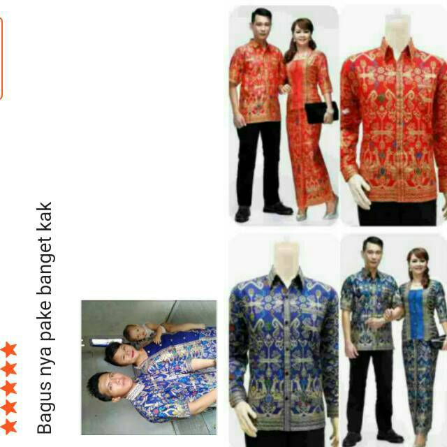 Baju Kebaya Batik Sarimbit Narita