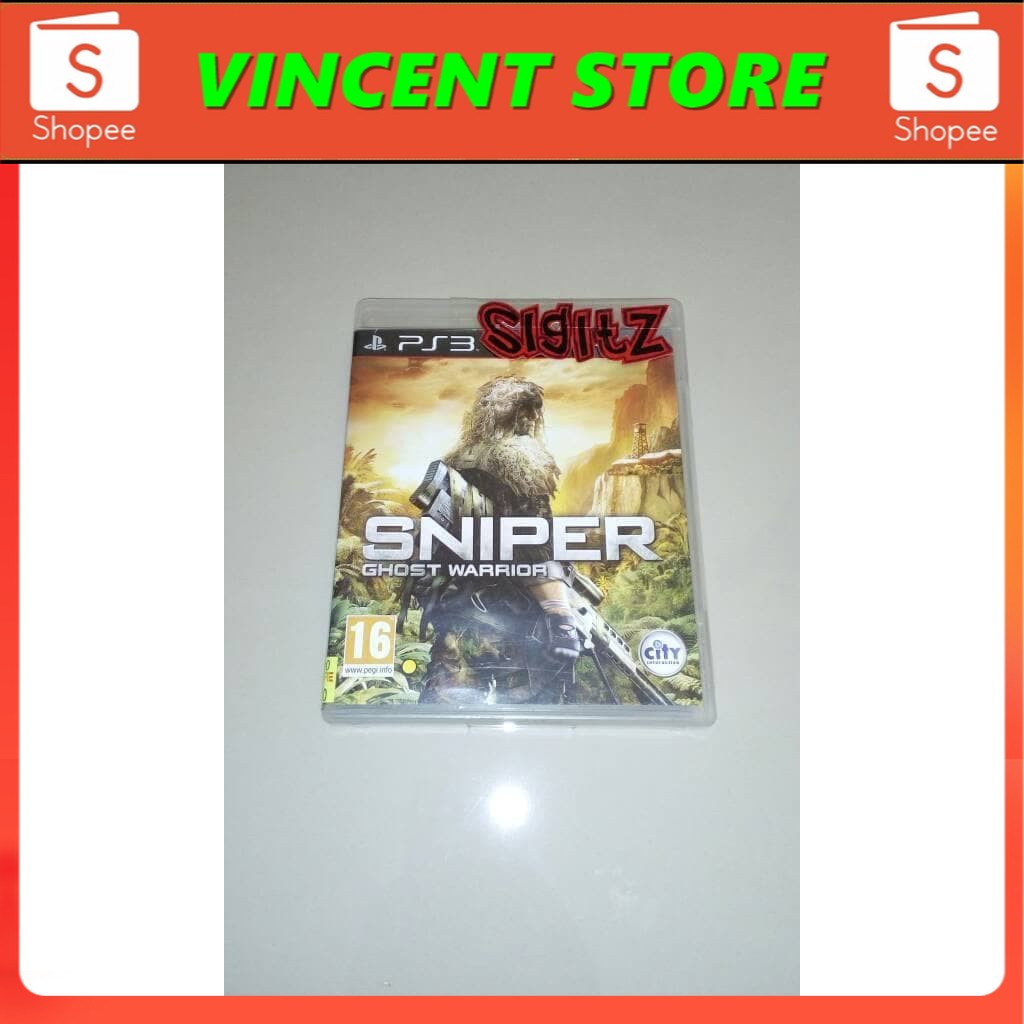 PRODUK ORIGINAL bd ps3 kaset sniper ghost warior