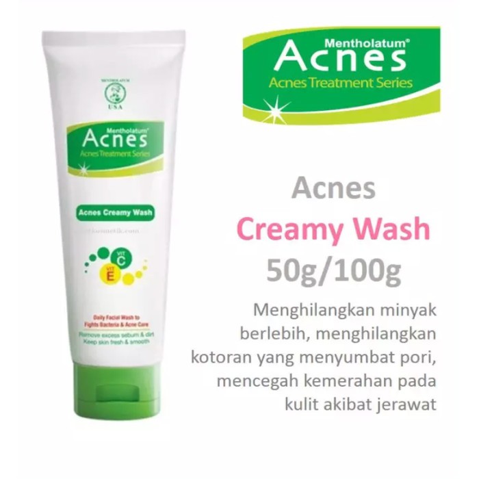 [ GROSIR ] ACNES CREAMY WASH 50 GR