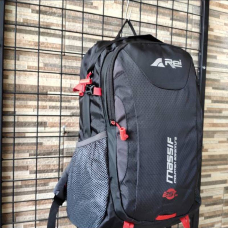 Tas Ransel Rei Masif 25L- Hitam merah