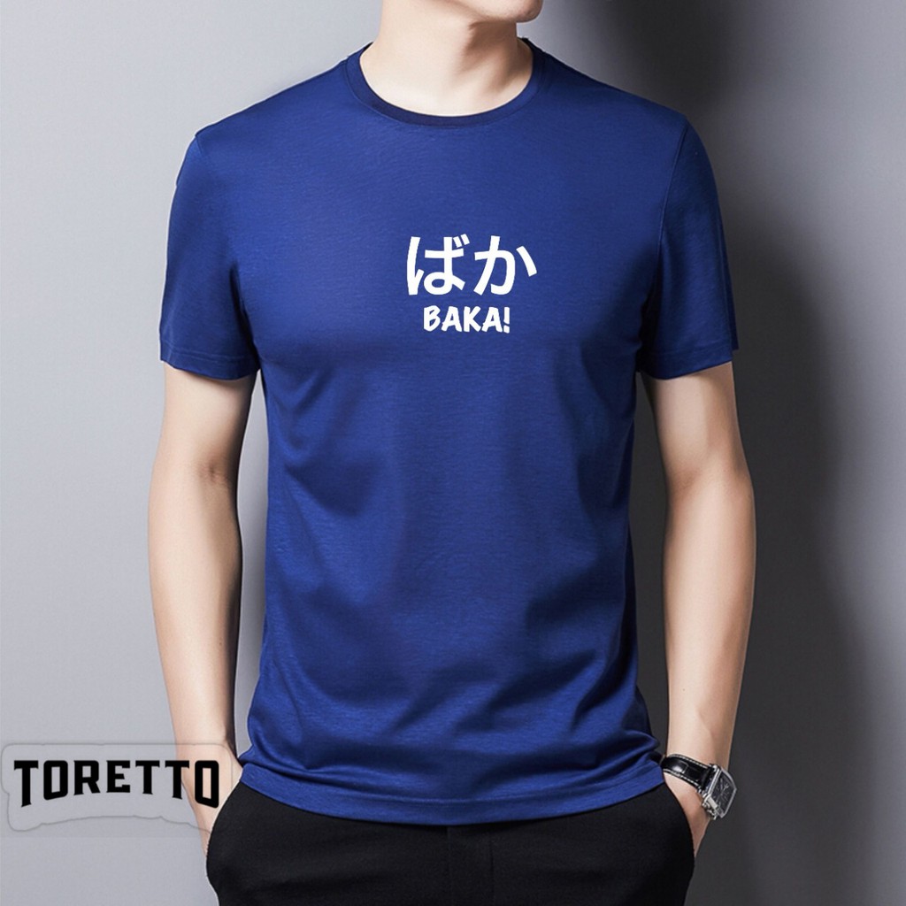 TORETTO-BAJU KAOS DISTRO BAKA || ATASAN UNISEX TERLARIS || KAOS LOGO KEKINIAN || SABLON DTG