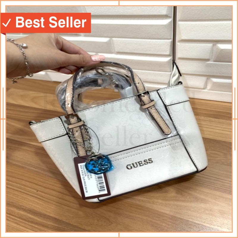 TAS WANITA TRAVELLING MURAH CANTIK UNIK ORI / GUESS DELANEY MINI