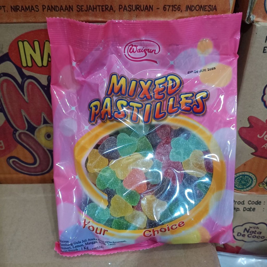 

Permen Yupi Gula - Malaysia 1kg Waisun