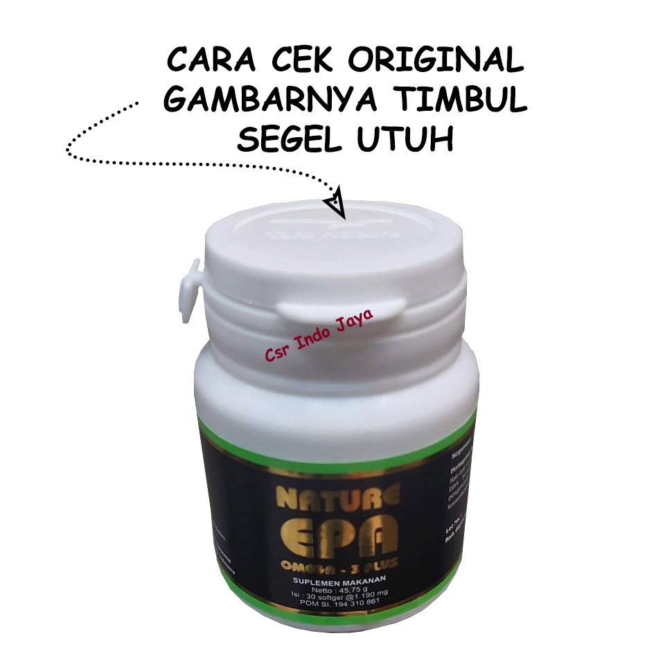 Omega 3 Plus Nature EPA Isi 30 Dijamin ORI