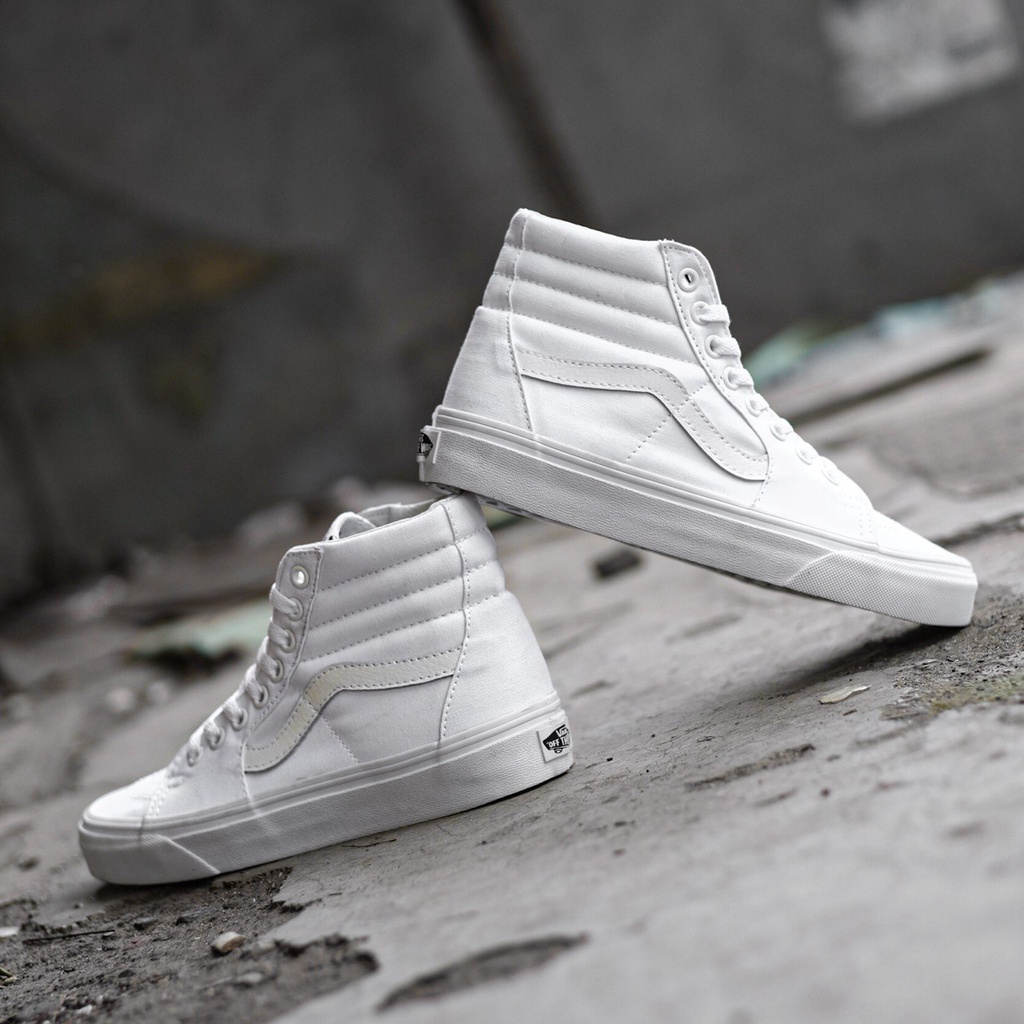 vans hi white