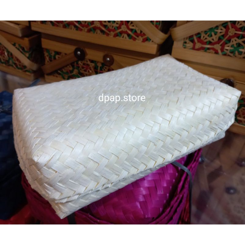 dpap.store - Hampers Besek Panjang 25x15cm/Besek persegi panjang polos