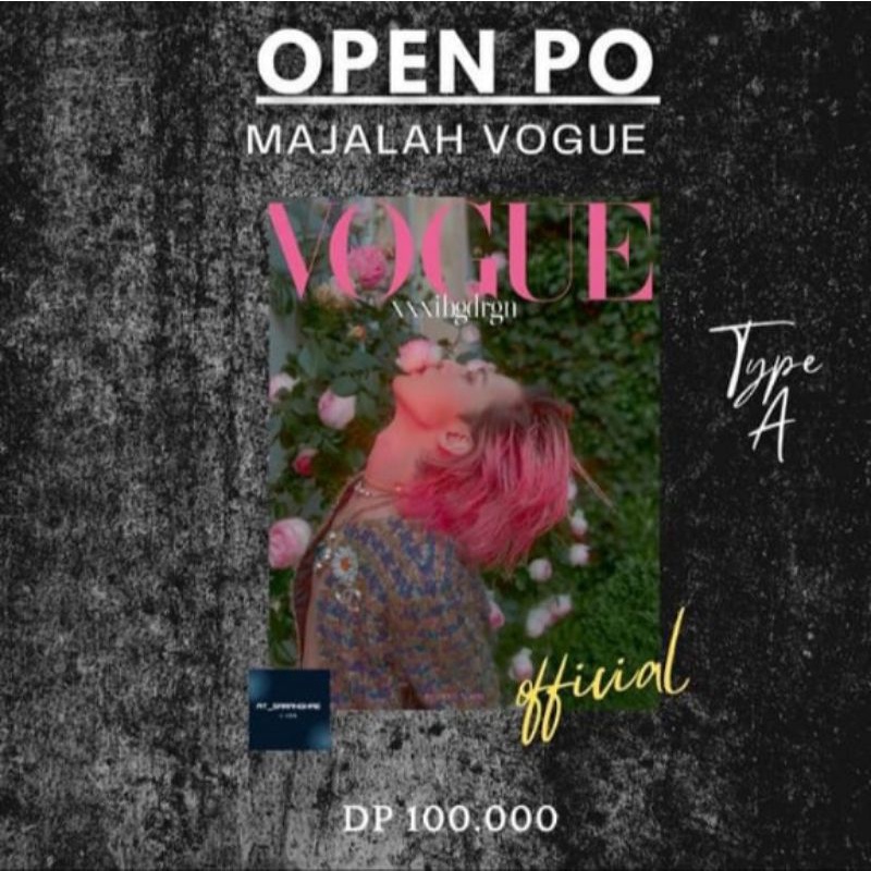 Majalah Vogue G Dragon type A