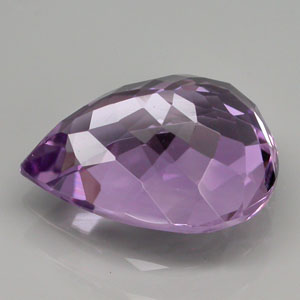 Clean Pear Cut 7.93ct 16x12mm Natural Pink Purple AMETHYST Brazil AT108