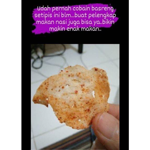 

BASRENG Tipis Keripik Basreng bumbu bubuk pedas asin balado 500 gram