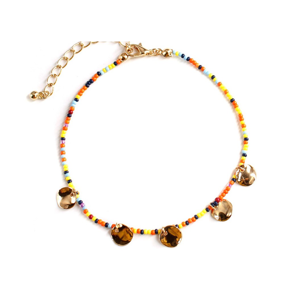 gelang kaki mainan emas