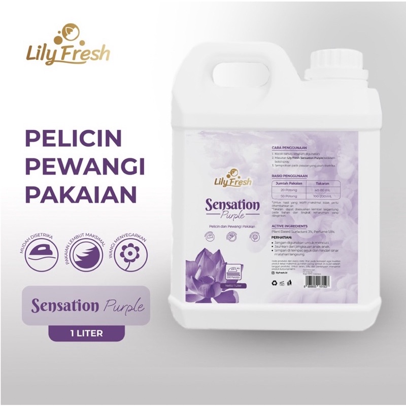 LILY FRESH Pewangi Setrika dan Pelicin Setrika Pakaian Laundry