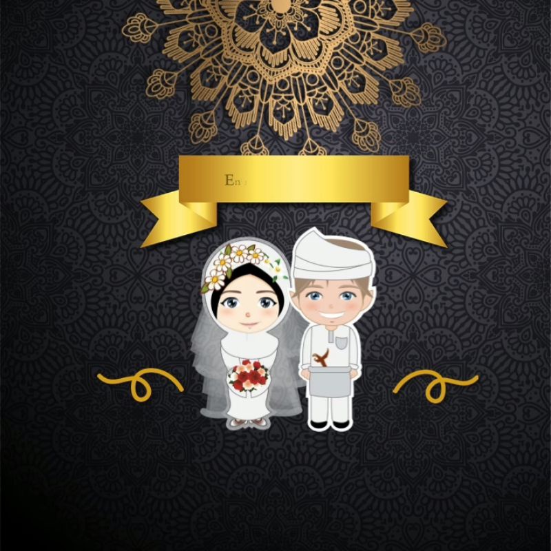 undangan video digital weding bonus cetak 8 foto polaroid