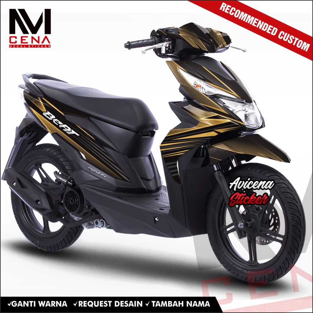 Decal Sticker Honda Beat Street Full Body 2017 2018 2019 Dekal Beat Esp Decal Beat gs