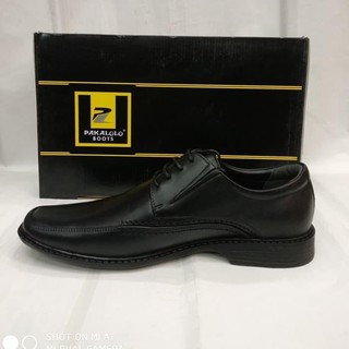 bdb21 sepatu  kulit pakalolo  N0331 hitam pantofel  pria  