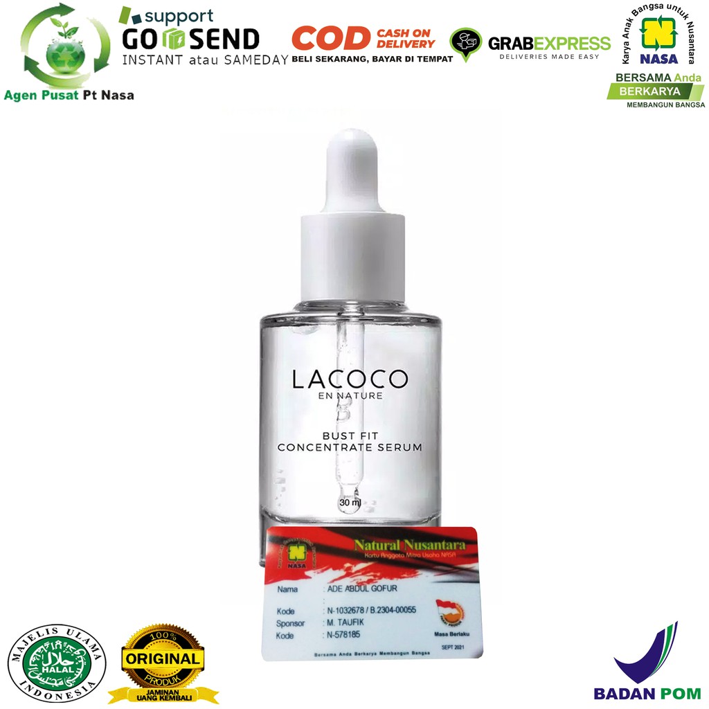LACOCO BUSFIT CONCENTRATE NASA - BUST FIT SERUM / PENGENCANG PAYUDARA / PEMBESAR PAYUDARA / PANTAT