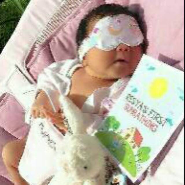 Termurah Pelindung Mata Bayi/ Eye Mask Bayi Perlengkapan Bayi Baru Lahir