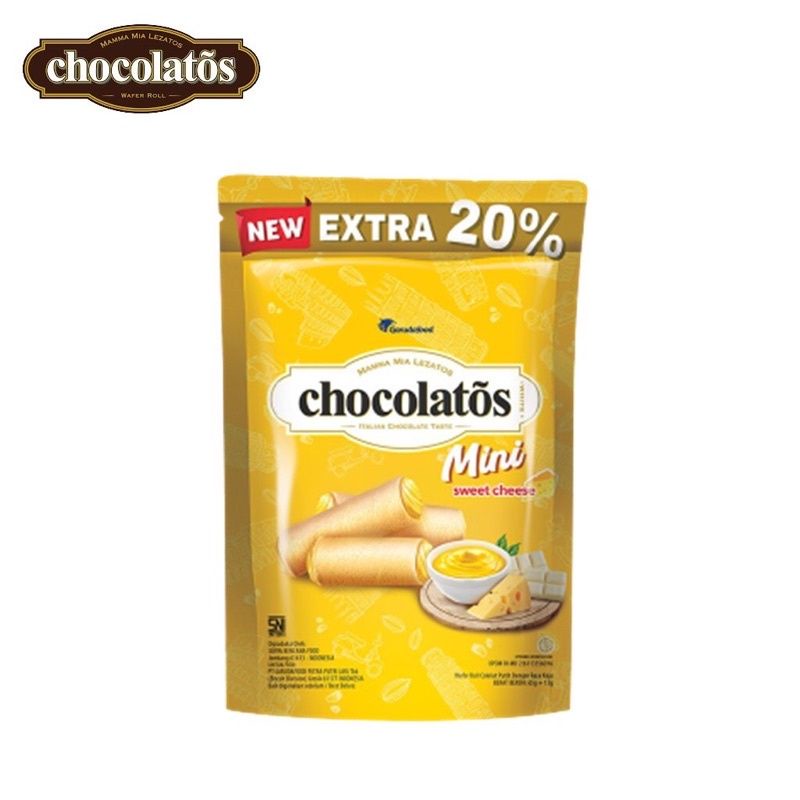 

Chocolatos Mini Cheese 65gr [Kemasan Pouch]