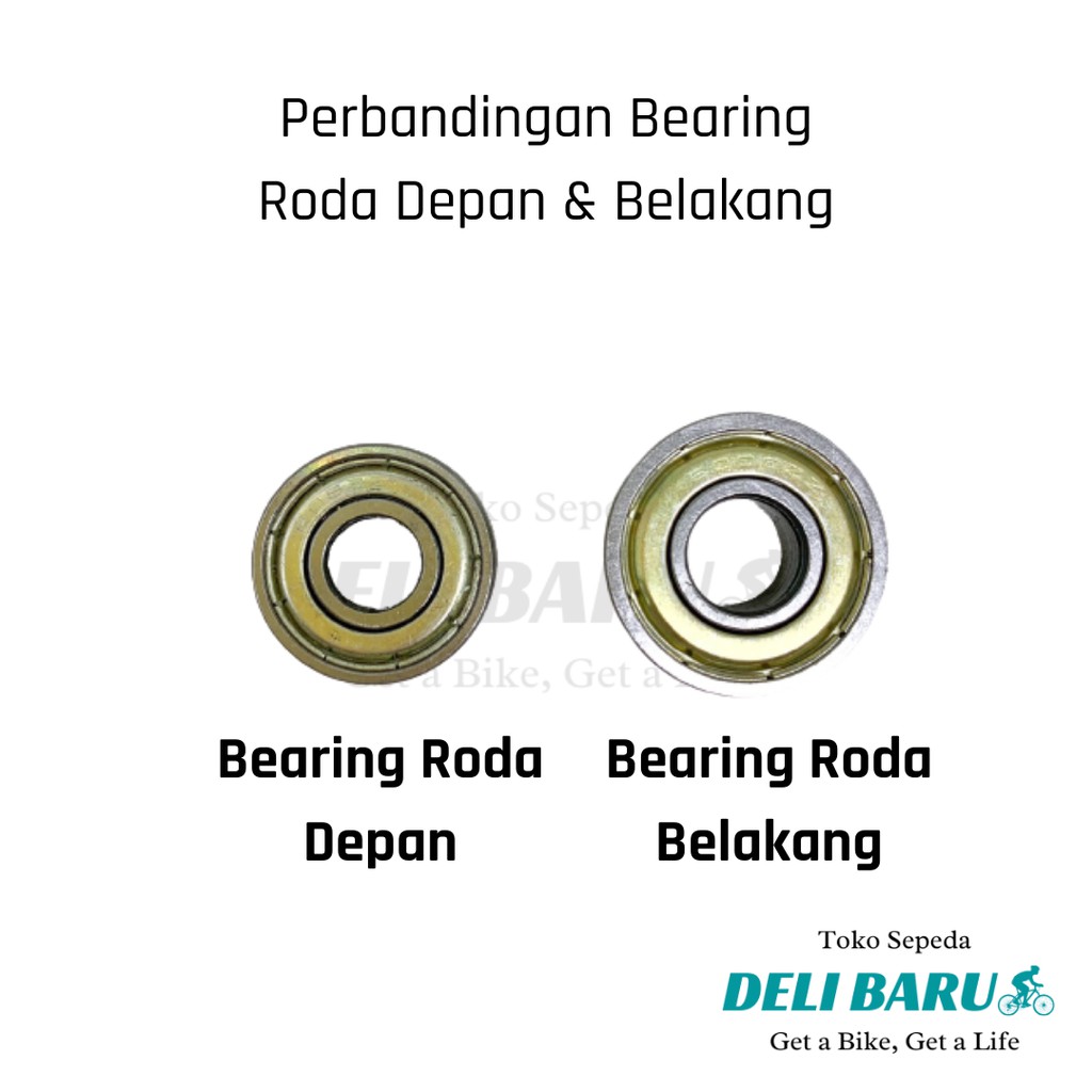 Bearing roda belakang sepeda 6000 zz 6000zz