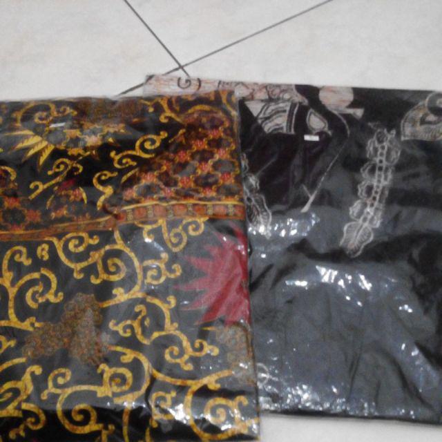 Risna Batik Hrb026 Kenongo Hem Pendek Padi Pekalongan M L Xl Batik Pria Murah