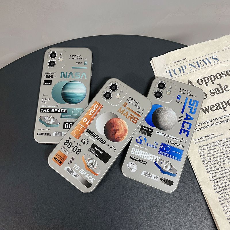 Softcase NASA iPhone Xs Max iPhone XR iPhone X Xs Space Plating Case