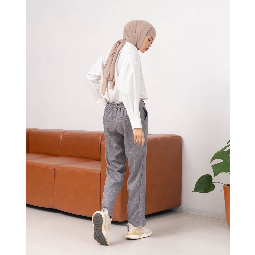 ZOLA PANTS SEMI WOOL CELANA KANTOR DAILY PREMIUM B528 CO