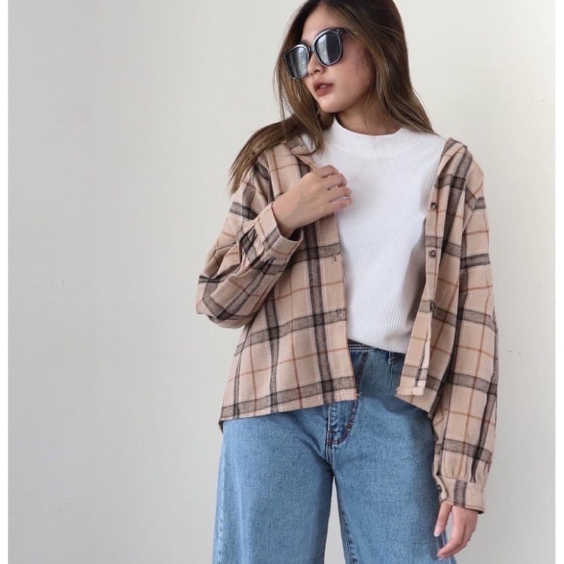 KIMBERLY OVERSIZE FLANEL / KEMEJA FLANEL TARTAN