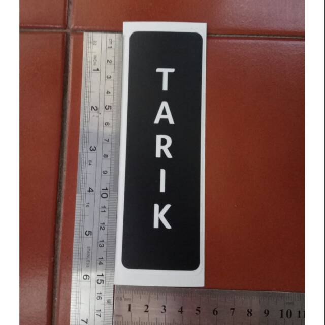 

Stiker tanda TARIK