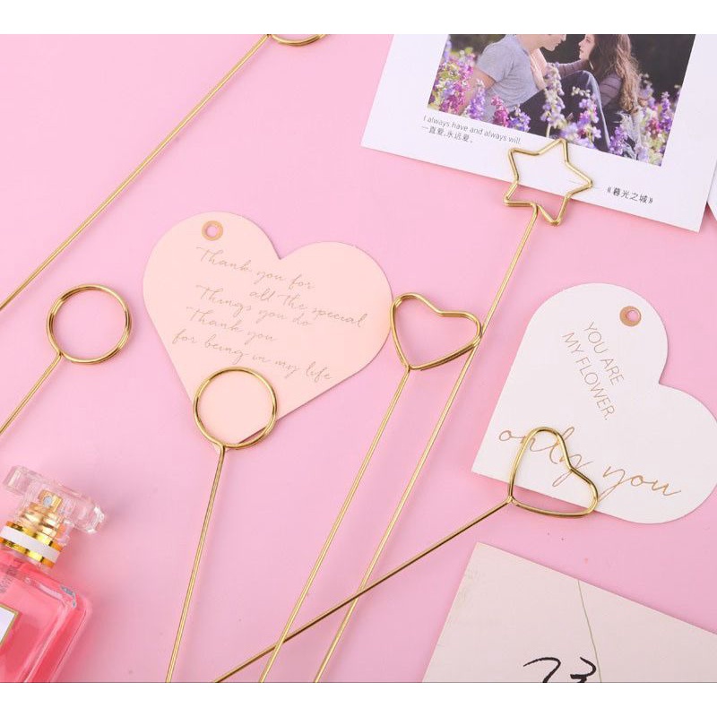 

Gold Stick Card/Stick Bunga/Stick Greeting Card